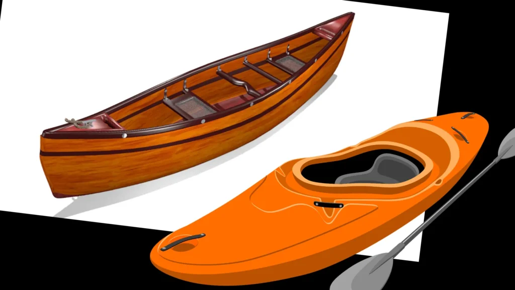 The Difference between kayak and canoe