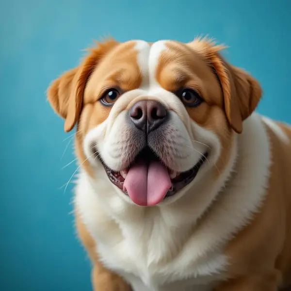 an obese dog