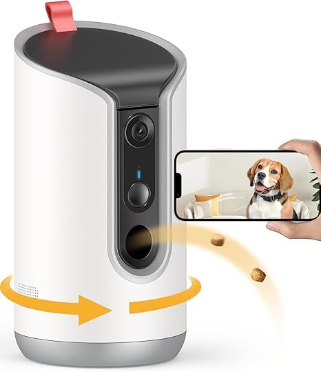 Dog Camera with Treat Dispenser
