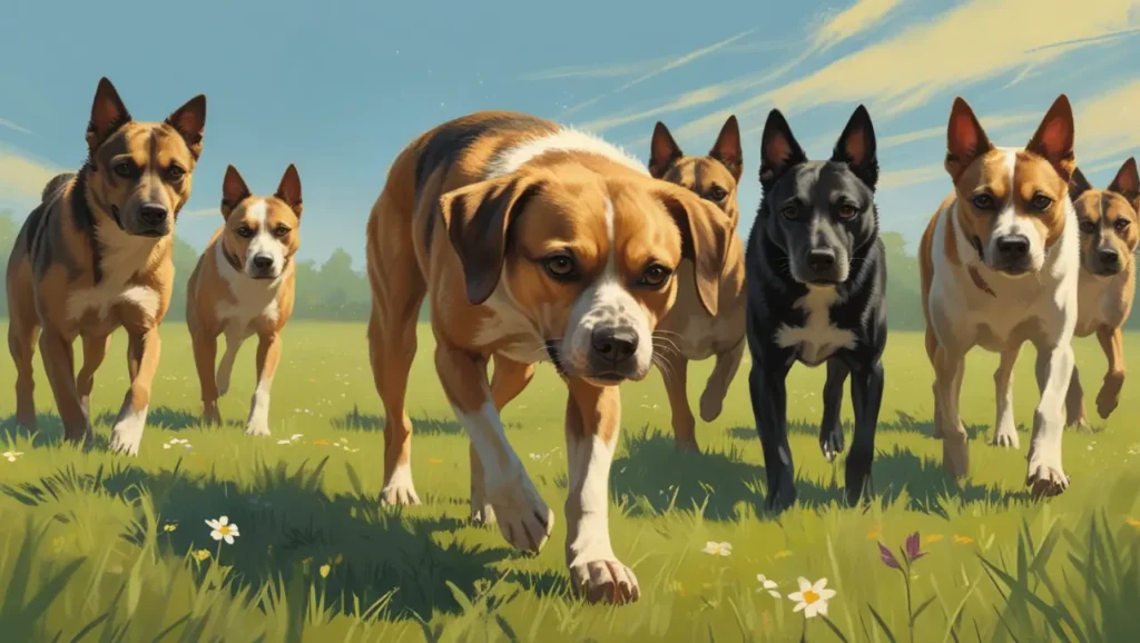 tucked tails in dogs due to fear