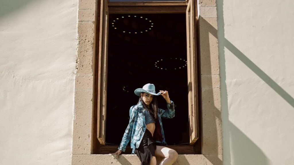 pair hats with clothes
