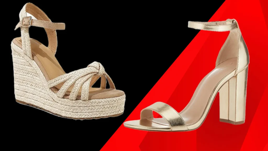 Wedge Heels vs. Block Heels