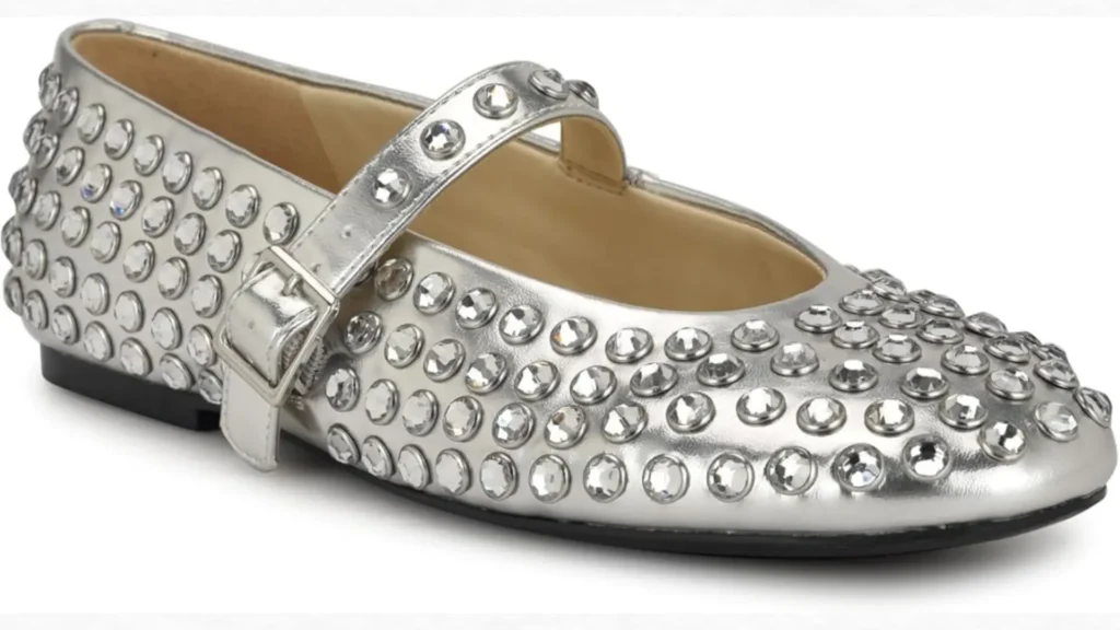 metallic shoes