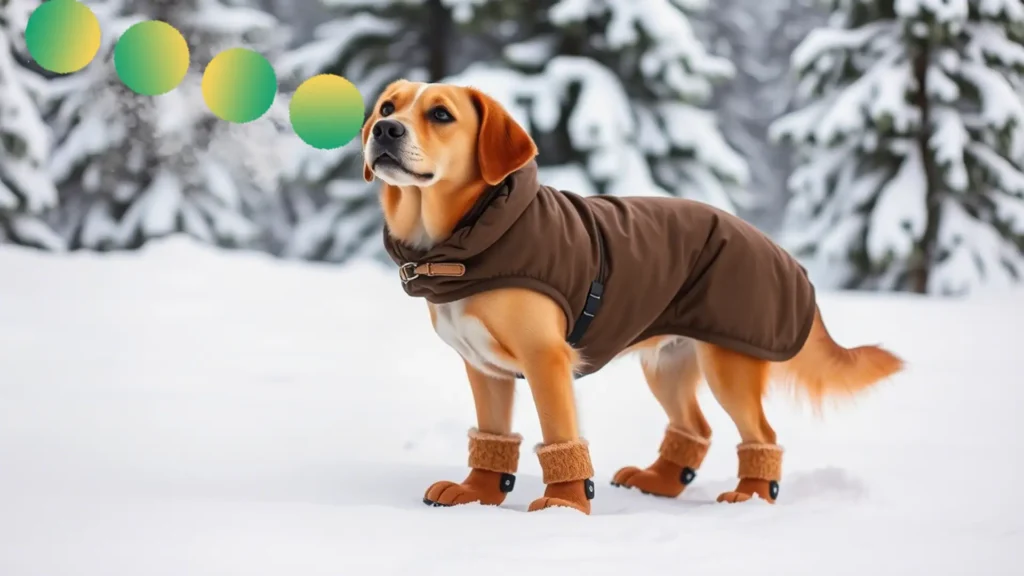dogs in winter