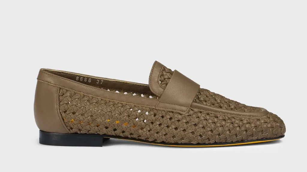 Italian leather loafers