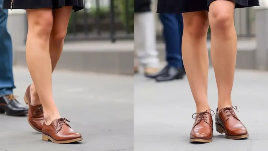 Oxfords with skirts
