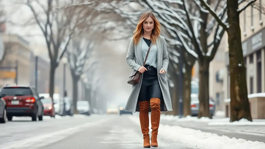 Shoes to Pair with a Cardigan Outfit