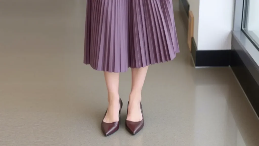 Shoes to Pair with a Pleated Skirt