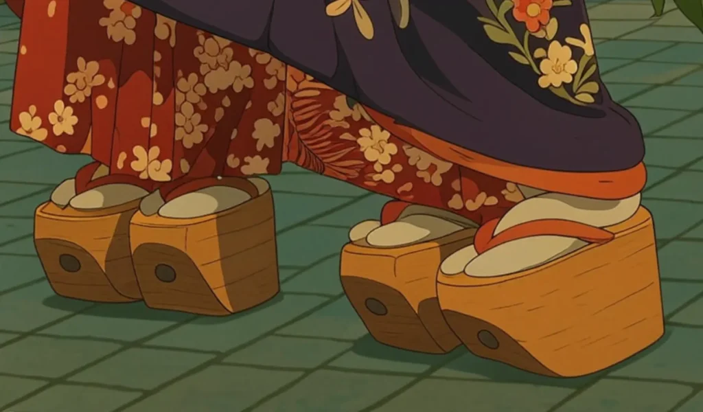 Traditional Japanese Geta Sandals