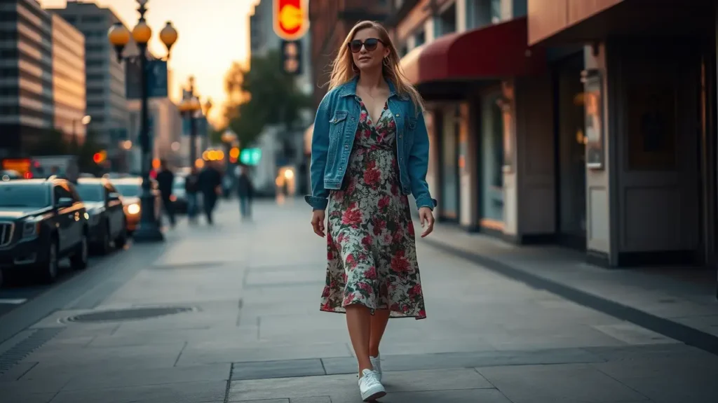 Wearing Sneakers with Vintage Clothing