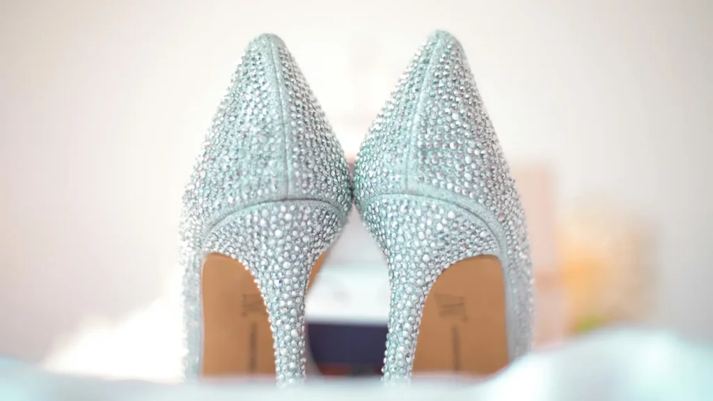 metallic shoes for women