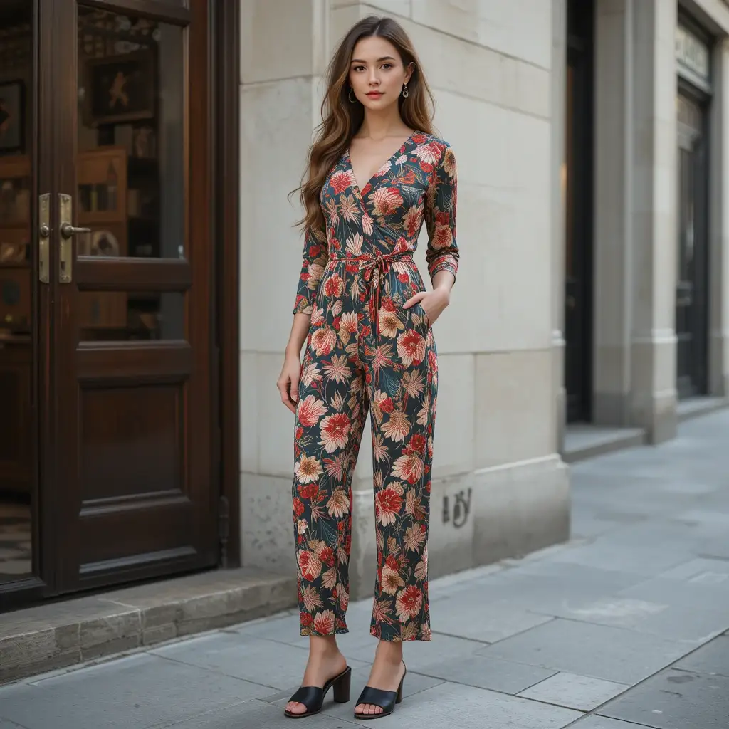 pairing shoes with jumpsuit