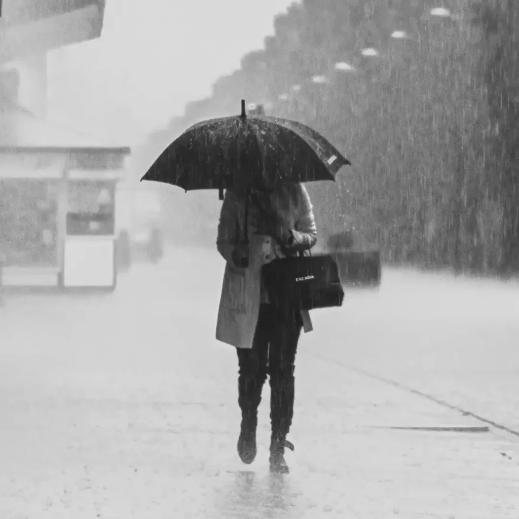shoes in rainy days