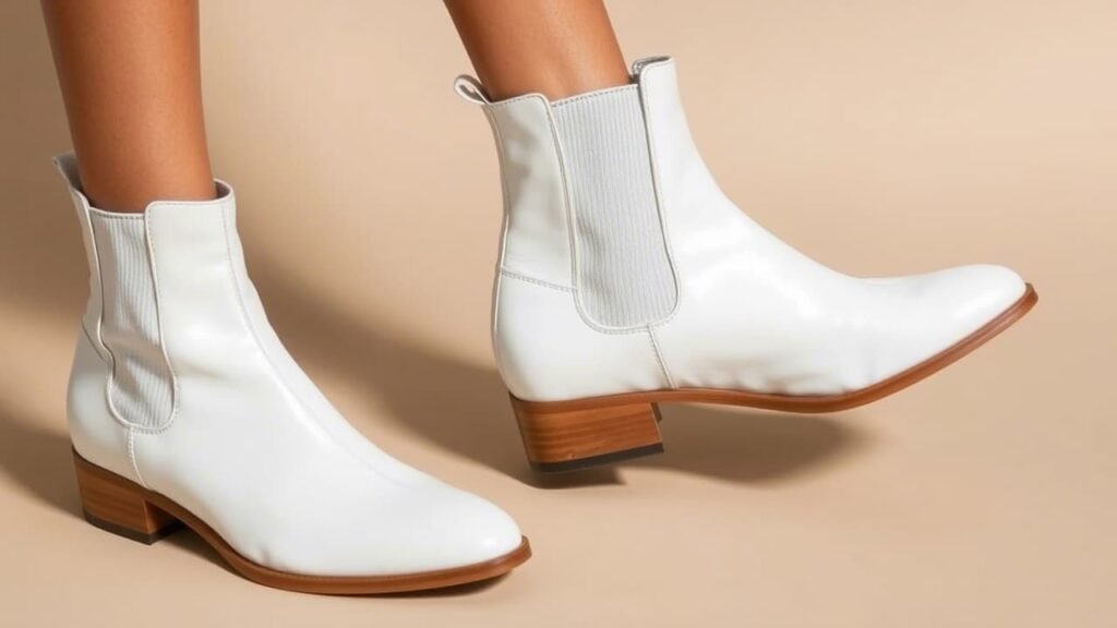 white Chelsea Boots for women