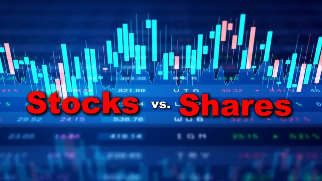 Difference between stocks and shares