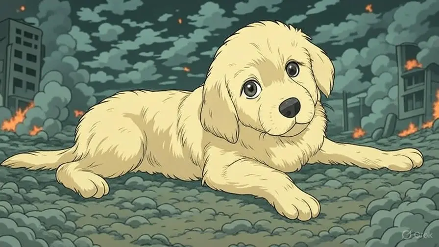 a dog tilting her head