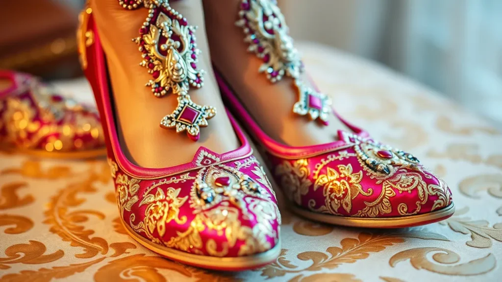 middle eastern wedding shoes for women