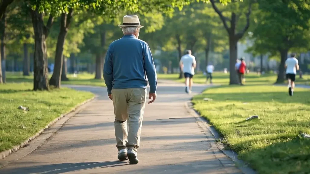 Gentle walking plans for elderly