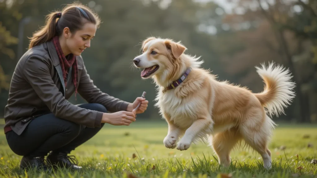 dog spin training