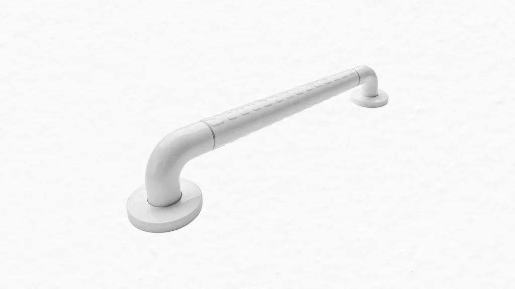 setting up a grab bar for seniors