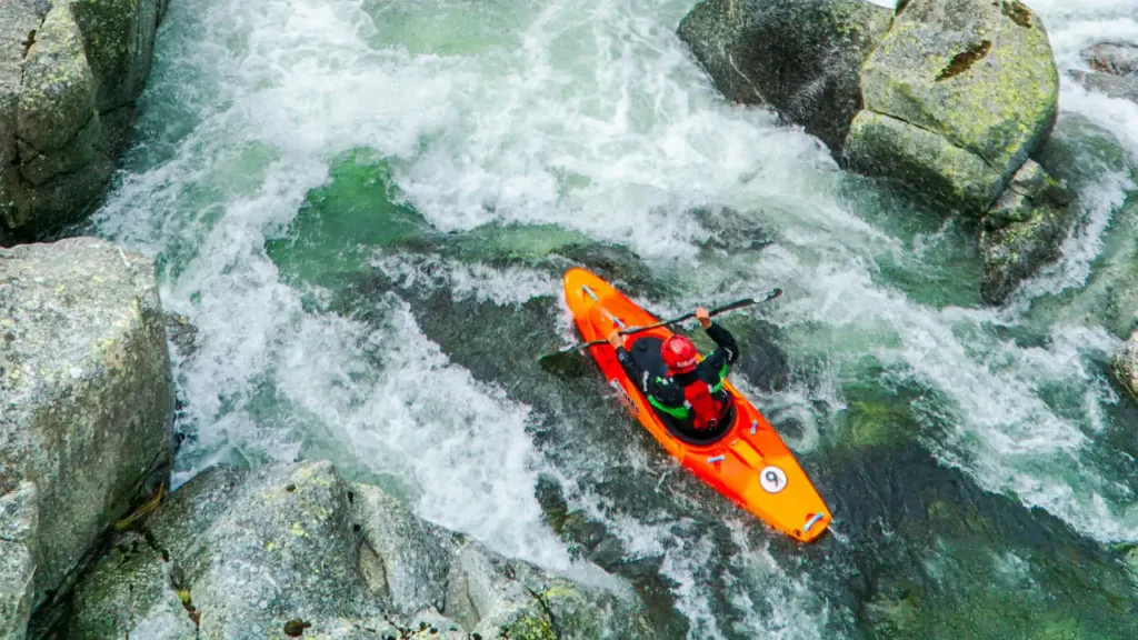 whitewater kayaking tricks