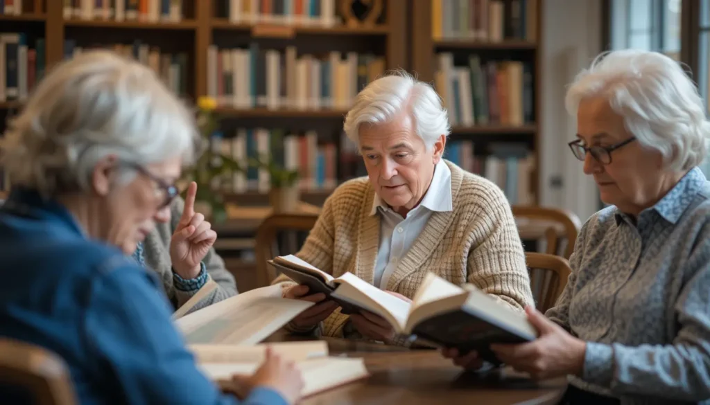 elderly book club