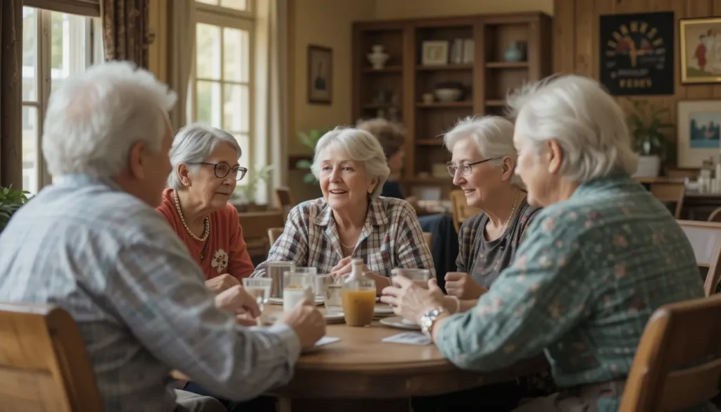 elderly social circles