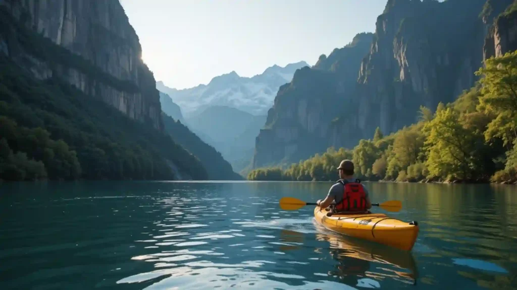 kayaking in remote locations