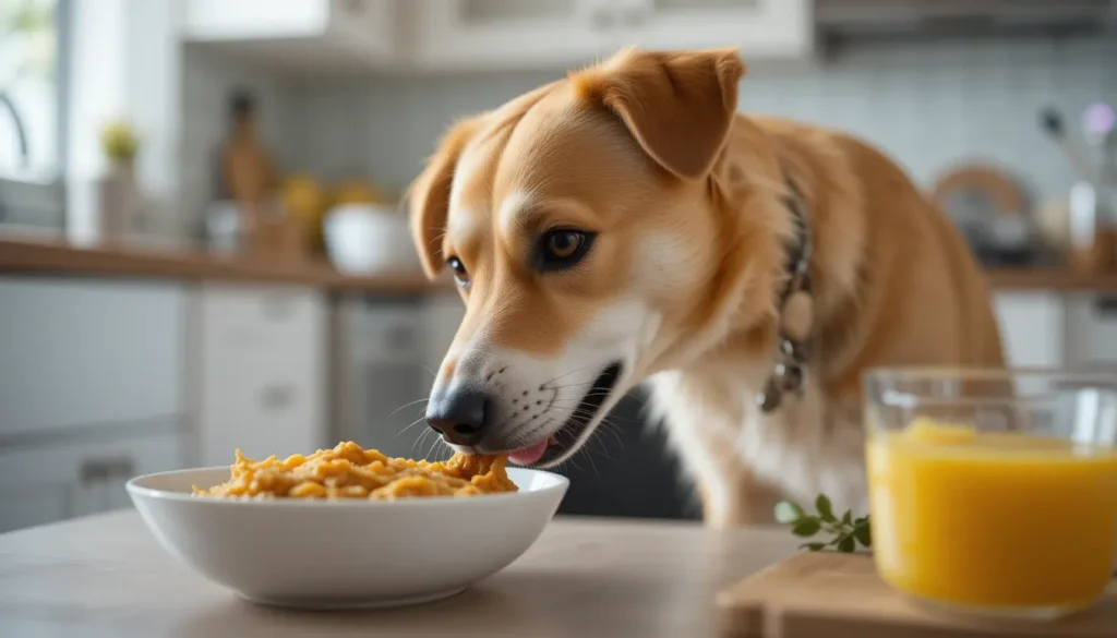 snitching food from kitchen