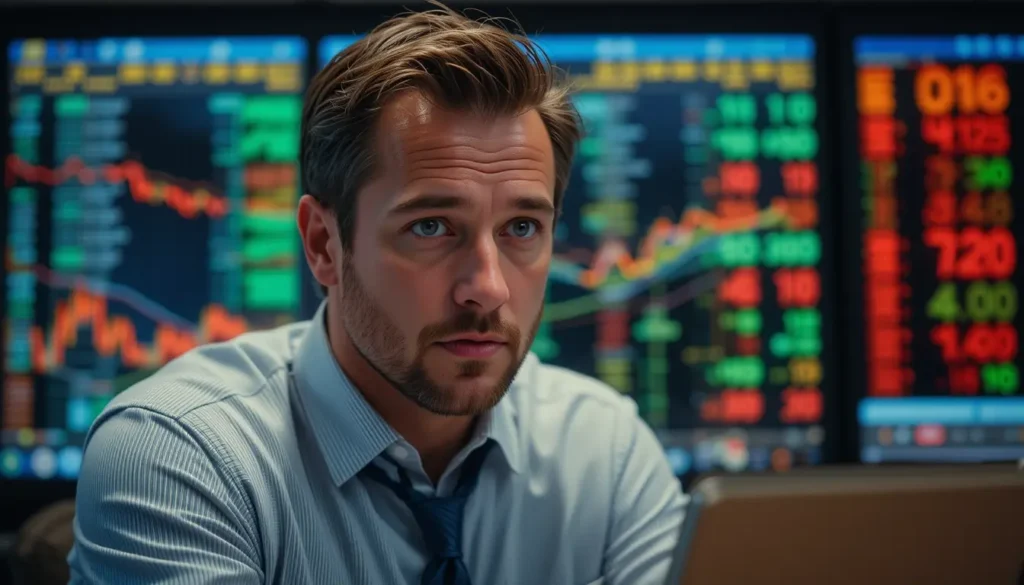 an worried investor